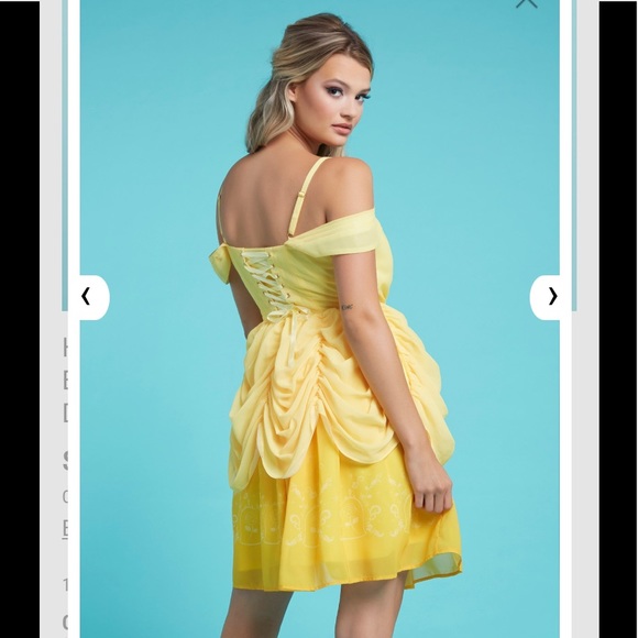 DISNEY HOT TOPIC Beauty & the Beast BELLE DRESS! - Picture 2 of 5